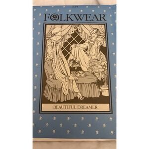 Folkwear #224 Beautiful Dreamer Long Ruffled Nightgown Puffed Sleeves Pattern
